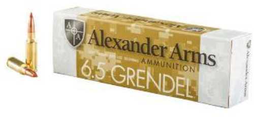 6.5 Grendel 120 Grain Ballistic Tip 20 Rounds Alexander Arms Ammunition